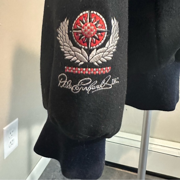 Dale Earnhardt Jr NASCAR Racing Reversible Wool Leather Jacket/Coat Size 3XL - Picture 6 of 13